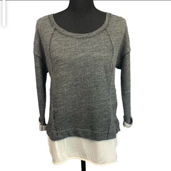 MNY MARC NEW YORK | Layered Shirt Tail Long Sleeve - Picture 1 of 7